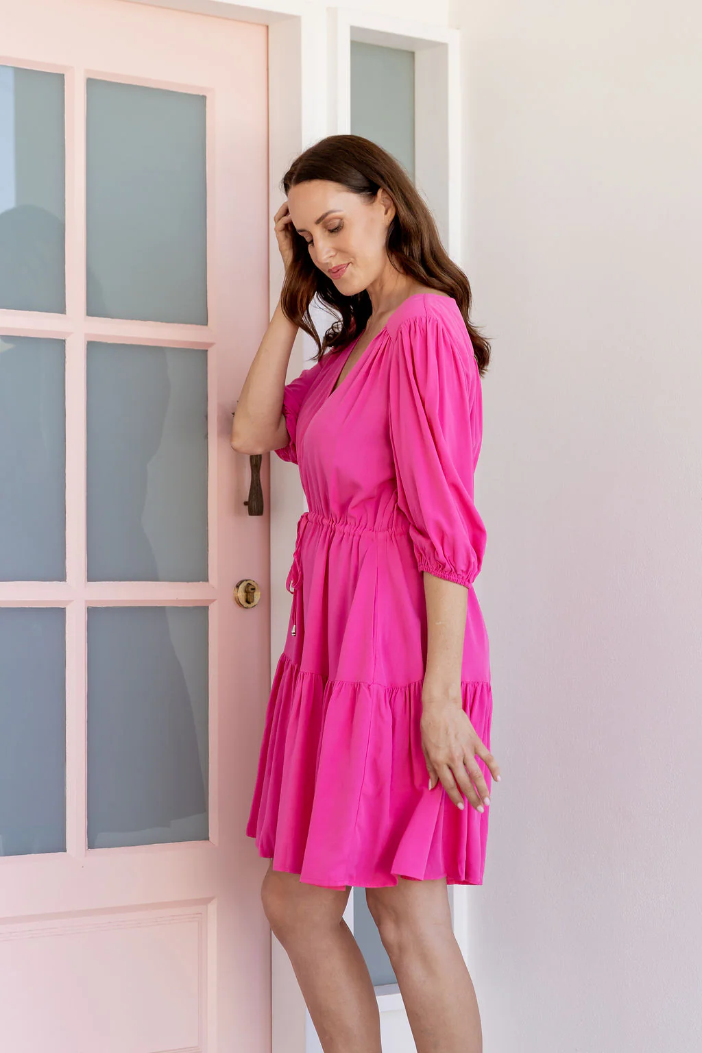 Ziggy Dress In Pink - Image 14