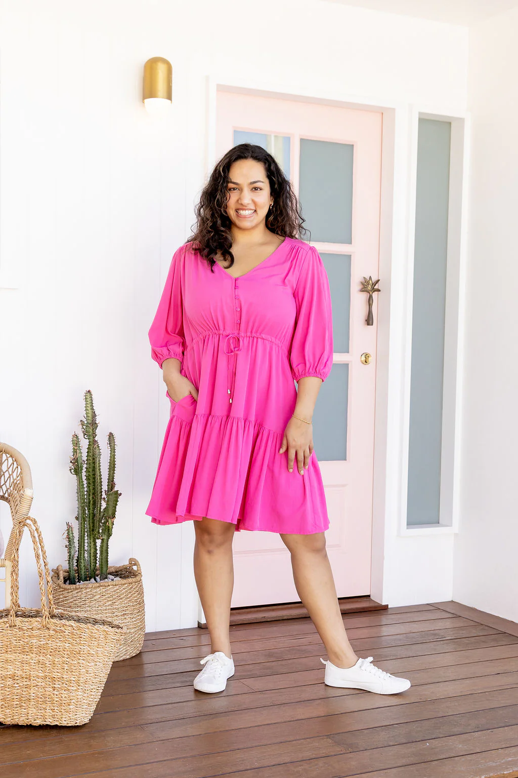 Ziggy Dress In Pink - Image 16