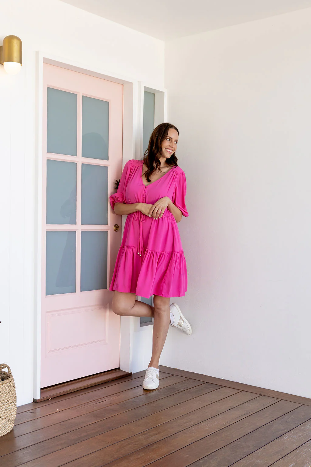 Ziggy Dress In Pink - Image 22