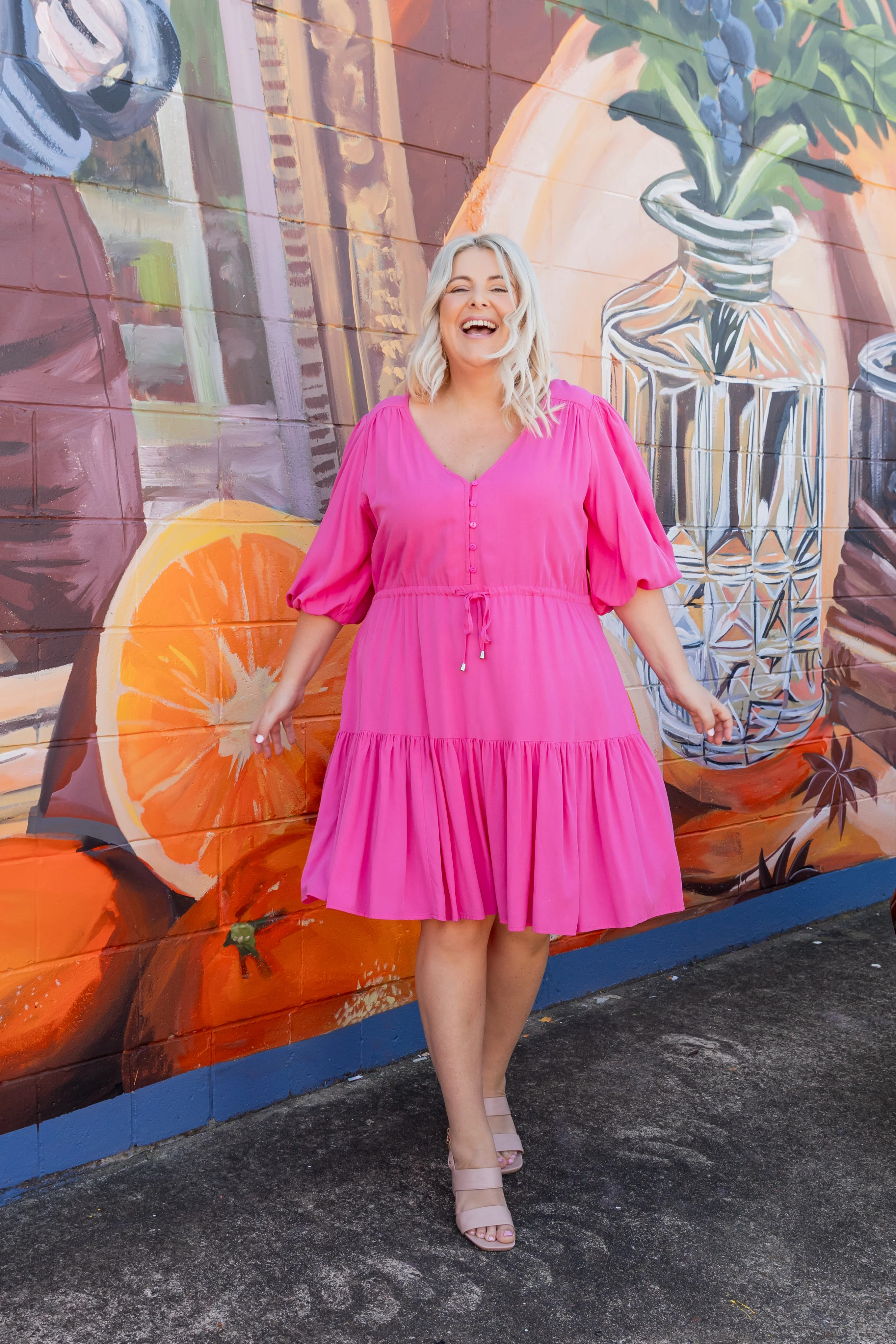 Ziggy Dress In Pink - Image 6