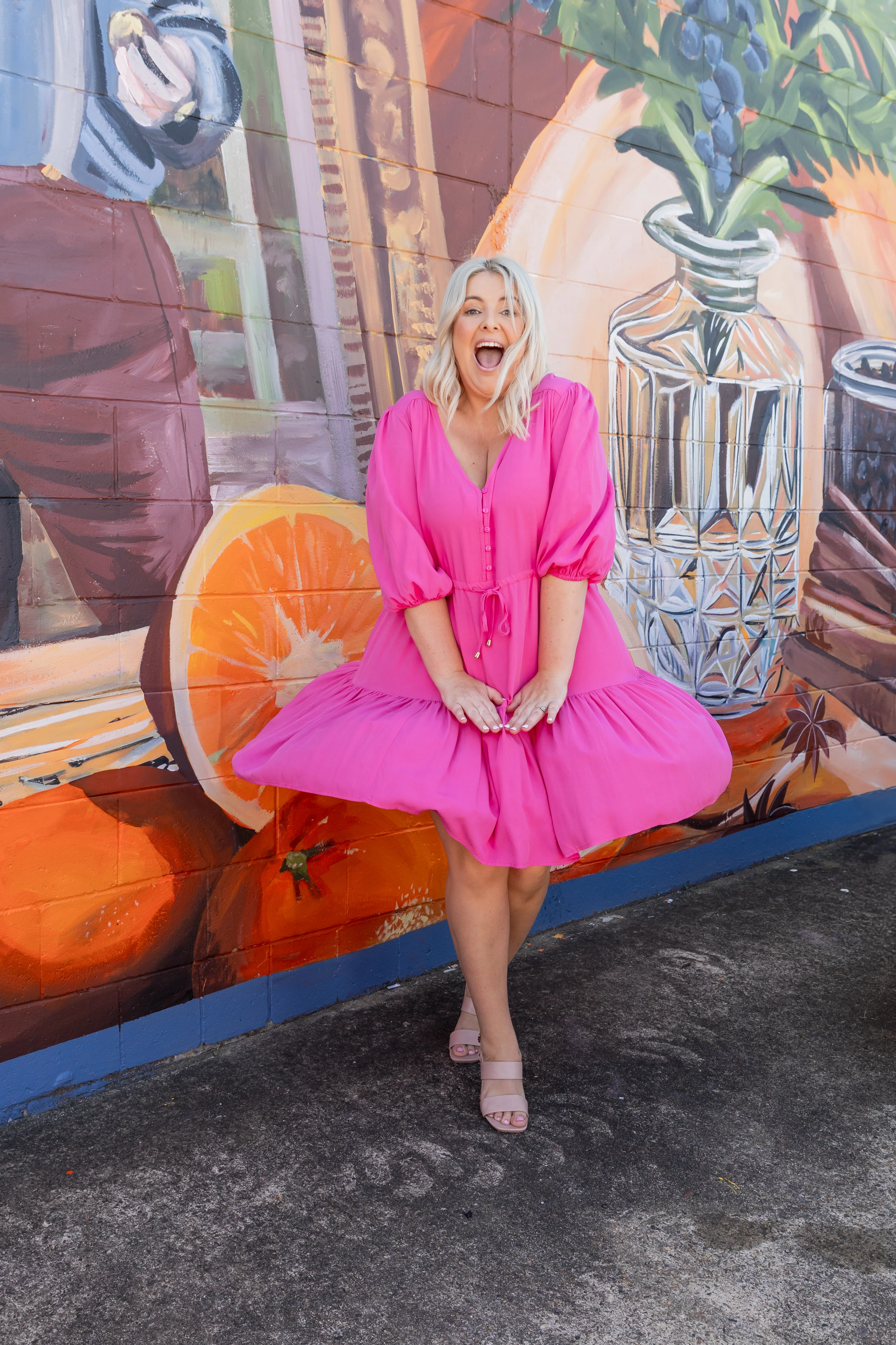 Ziggy Dress In Pink - Image 8