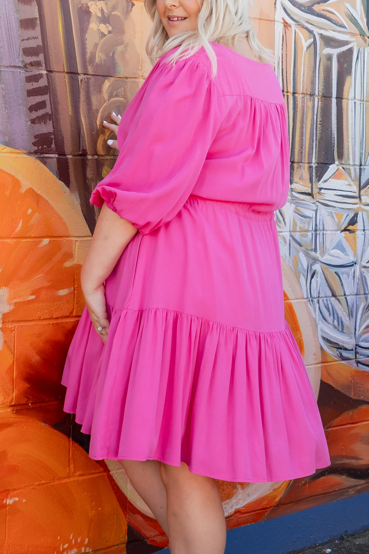 Ziggy Dress In Pink - Image 9